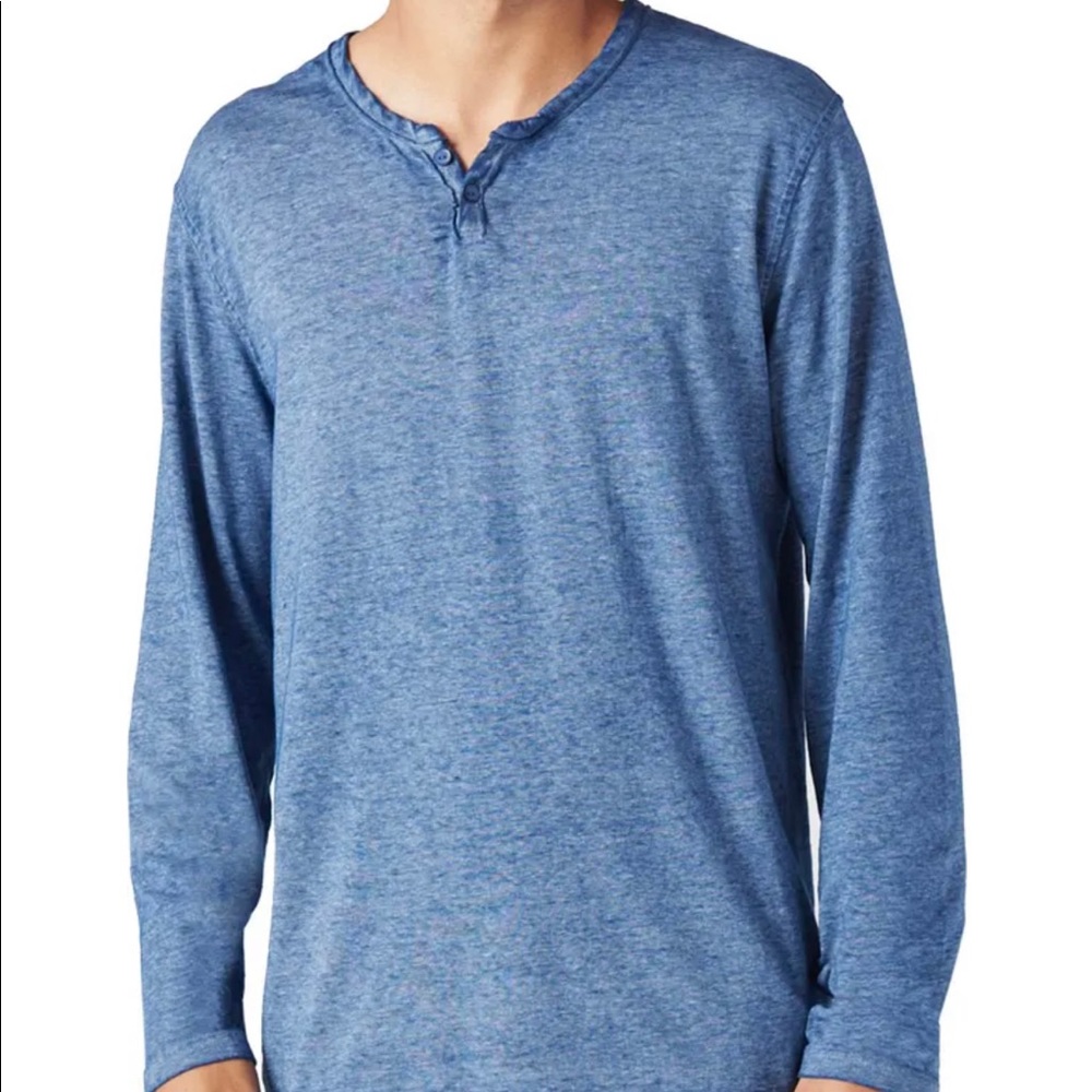 Lucky Brand • Burnout Henley • Estate Blue